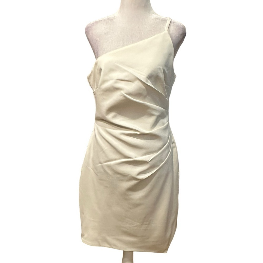 Milly one shoulder Ivory dress size 10